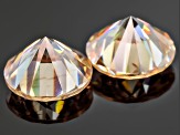 Fabulite Strontium Titanate 6mm Round Matched Pair 2.50ctw