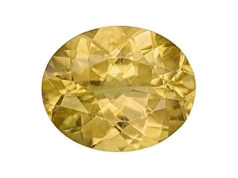 Yellow Apatite 11x9mm Oval 3.25ct