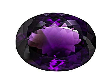 Amethyst 32.44x23.66mm Oval 76.89ct