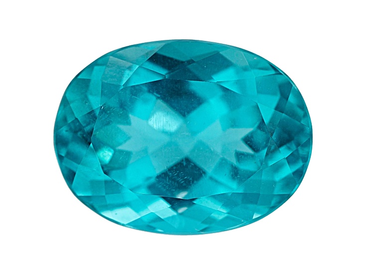 Paraiba Color Apatite 16x12mm Oval 10.70ct