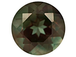 Green Andesine-Labradorite 7mm round 1.15ct