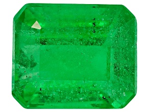 Dark Green Emerald 7.8x6.5mm Emerald Cut 1.99ct