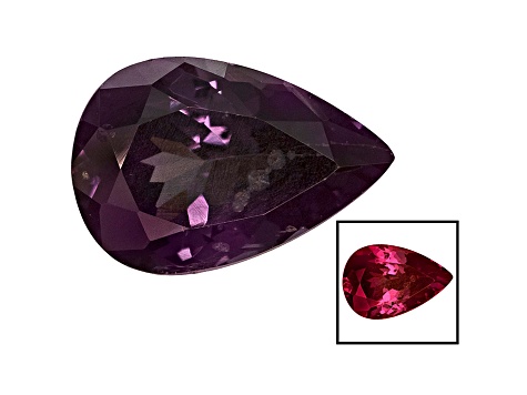 Garnet Color Change Pear Shape 3.34ct