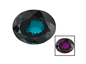 Picture of Blue Garnet Color Change 9.67x7.92x6.04mm Oval 4.16ct