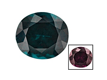 Picture of Blue Garnet Color Change 9.63x8.61x5.94mm Oval  4.23ct