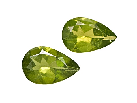 Vesuvianite 6x4mm Pear Shape Set .80ctw