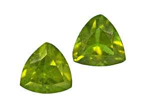Vesuvianite 4mm Trillion Set .50ctw