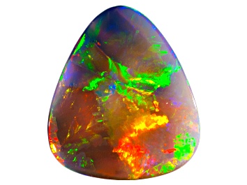 Picture of Black Opal 13.81x12.13mm Free Form Cabochon 3.09ct