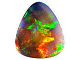 Black Opal 13.81x12.13mm Free Form Cabochon 3.09ct