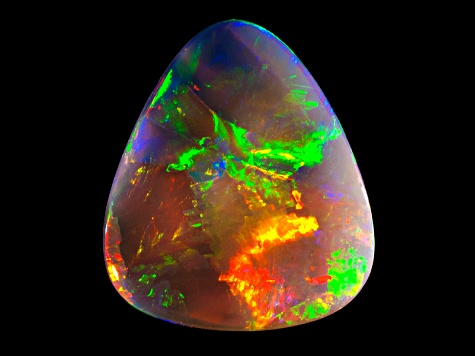 Black Opal 13.81x12.13mm Free Form Cabochon 3.09ct - BO068 | JTV.com