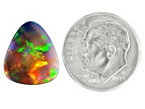 Black Opal 13.81x12.13mm Free Form Cabochon 3.09ct