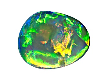 Picture of Black Opal 8x6.5mm Free-Form Cabochon 1.34ct