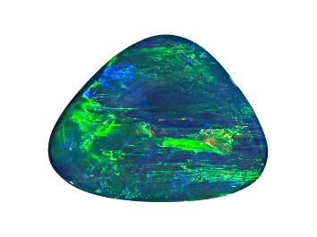 Picture of Black Opal 9.6x7.35mm Free Form Cabochon 1.35ct