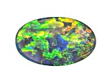 Black Opal 12.5x8mm Oval Cabochon 2.12ct