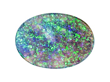 Picture of Black Opal 14.5x10mm Oval Cabochon 2.70ct
