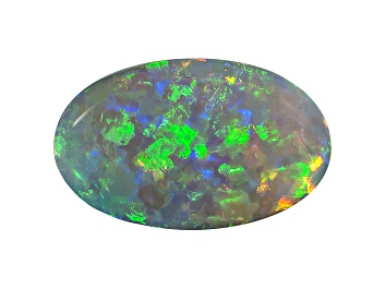 Picture of Black Opal 15.5x9.5mm Oval Cabochon 4.70ct