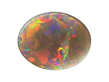 Picture of Black Opal 12.5x9.5mm Oval Cabochon 3.41ct