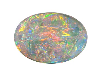 Picture of Black Opal 10x7.5mm Oval Cabochon 1.73ct