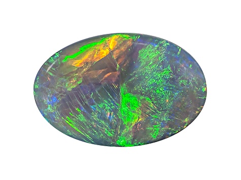 Black Opal 11.5x7.5mm Oval Cabochon 2.01ct