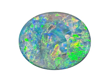 Picture of Black Opal 9.5x8.5mm Oval Cabochon 1.33ct