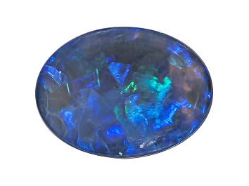Picture of Black Opal 10.5x8mm Oval Cabochon 2.53ct