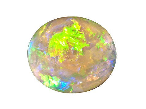 Black Opal 10.5x9.5mm Oval Cabochon 2.03ct