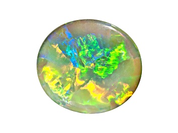 Picture of Black Opal 9.5x8.5mm Oval Cabochon 1.65ct