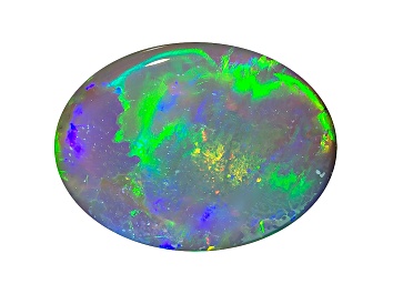 Picture of Black Opal 10.5x8mm Oval Cabochon 2.07ct