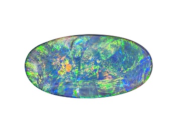 Picture of Black Opal 16.69x8.33mm Oval Cabochon 2.90ct