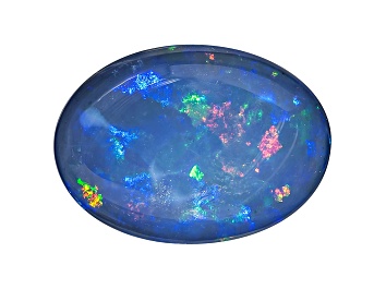 Picture of Black Opal 14.68x10.55mm Oval Cabochon 5.84ct