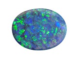 Black Opal Oval Cabochon .75ct