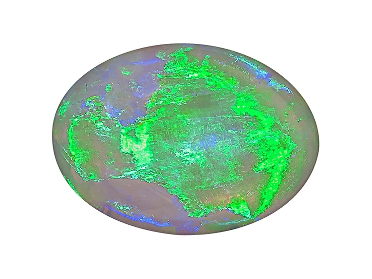 Black Opal Oval Cabochon 1.00ct