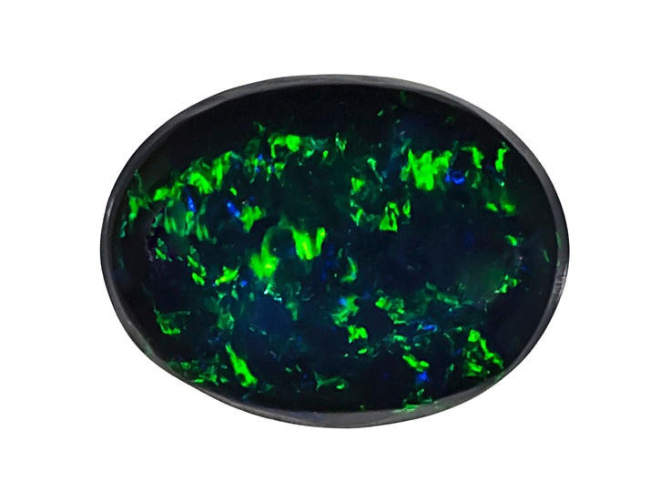 Black Opal Oval Cabochon 1.80ct
