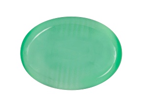 Green Calcite 18x13mm Oval Cabochon 13.00ct