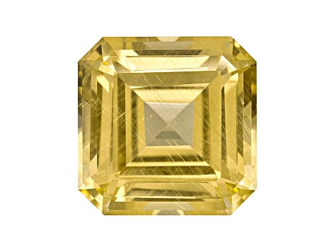 Yellow Danburite 12mm Emerald Cut 8.14ct