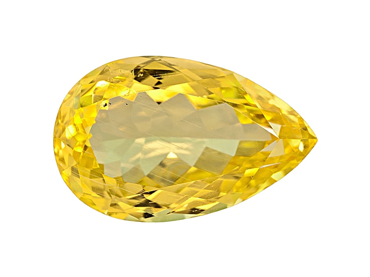 Yellow Danburite 18x11.5mm Pear Shape 10.17ct