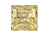 Yellow Danburite 11mm Princess Cut 6.21ct