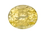 Yellow Danburite 11x9.2mm Oval 3.70ct