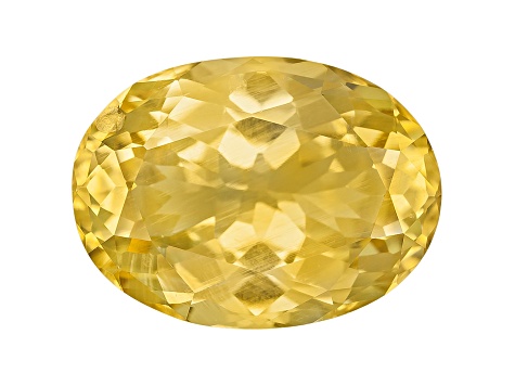 Yellow Danburite 13.5x10mm Oval 5.48ct