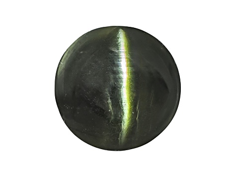 Chrome Diopside Cats Eye Round Cabochon 0.75ct
