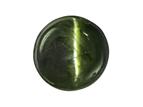 Chrome Diopside Cats Eye Round Cabochon 5.00ct