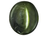 Chrome Diopside Cats Eye Oval Cabochon 2.50ct