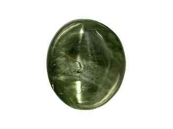 Picture of Chrome Diopside Cats Eye Oval Cabochon 9.00ct