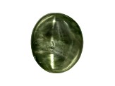Chrome Diopside Cats Eye Oval Cabochon 9.00ct