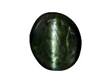 Chrome Diopside Cats Eye Oval Cabochon .50ct