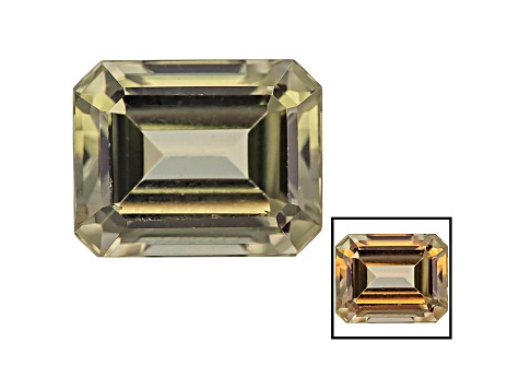 Diaspore Color Shift 10x8mm Emerald Cut Step Cut 3.75ct