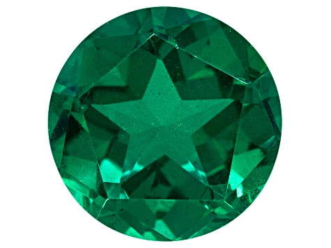Quartz Emerald Simulant Triplet 14mm Round Star Cut 9.00ct