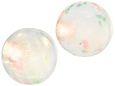 Ethiopian Opal 6mm Round Cabochon Matched Pair .60ctw