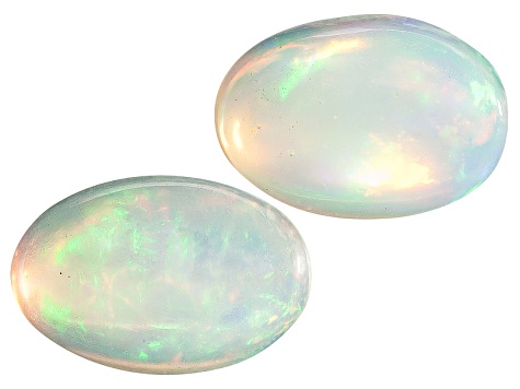 Ethiopian Opal 6x4mm Oval Cabochon Set Minimum .50ctw