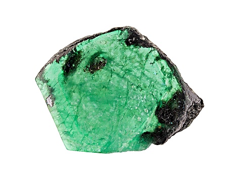 Emerald Free Form Slice 33.50ct